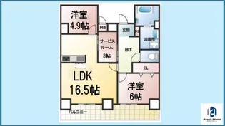 ソフィア【5階】の間取り