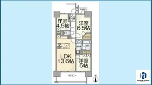 オープンレジデンシア堀田【303号室】の間取り