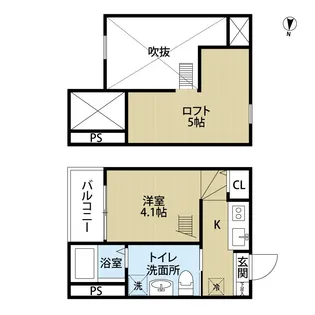 el cielo【2階】の間取り