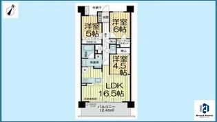 ライオンズ鳴子グランヒルフォート【6階】の間取り