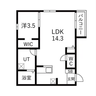 TOYODA FIKA【1階】の間取り