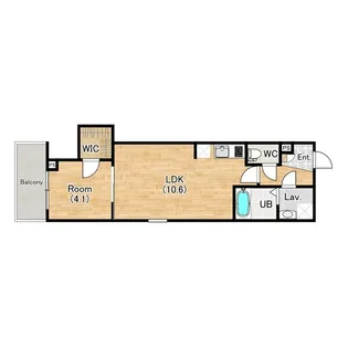 ジーメゾン名古屋星崎エデン【1階】の間取り
