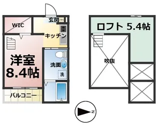 セレーネ豊田本町【1階】の間取り