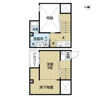 コンチェルトМ【102号室】の間取り