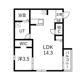 TOYODA FIKA【1階】の間取り