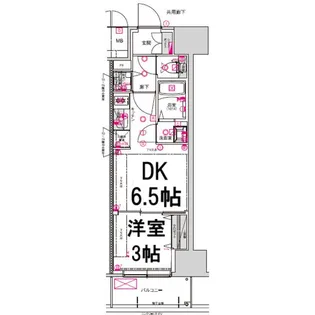 CREST TAPP名古屋山王【8階】の間取り