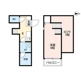 アルバーノ北山【1階】の間取り