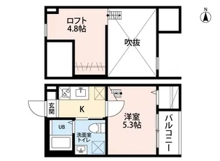 LSレジデンス名古屋【102号室】の間取り