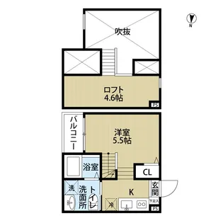 モルゲンロート【103号室】の間取り