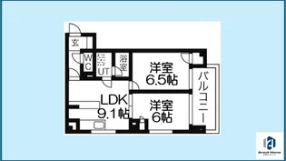 ガーディアン千代田【902号室】の間取り