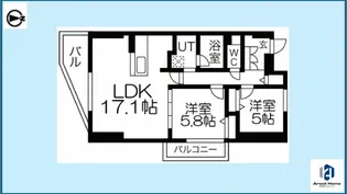 LINEAR STYLE【6階】の間取り
