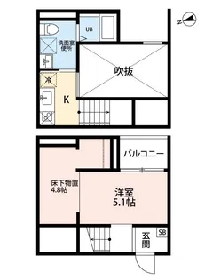 Beatus【2階】の間取り