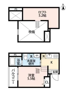 Kレジデンス名駅(ケーレジデンスメイエキ)【2階】の間取り