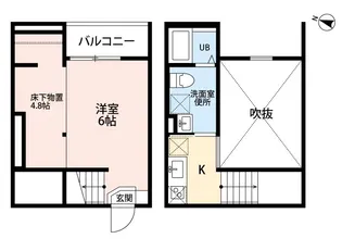 Halbrook【105号室】の間取り