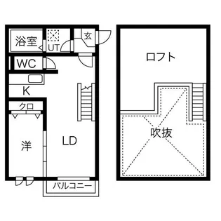 Creo八田壱番館【2階】の間取り