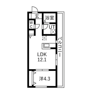 リトリート氷室【201号室】の間取り