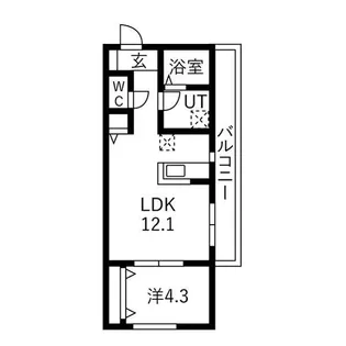 リトリート氷室【3階】の間取り