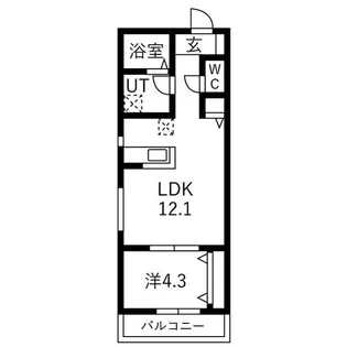 リトリート氷室【302号室】の間取り