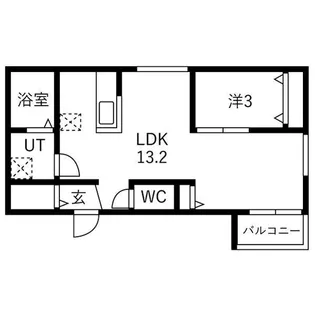リトリート氷室【1階】の間取り