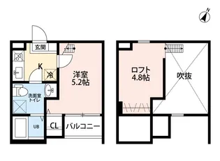 I-kea【201号室】の間取り