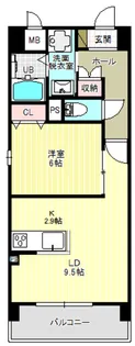 クレリア南一番【2階】の間取り
