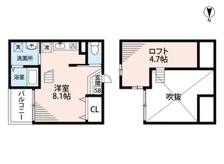 GPラヴァーズ【2階】の間取り
