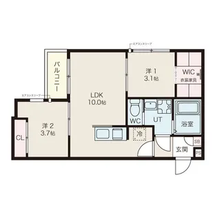 ilusion六番町【1階】の間取り