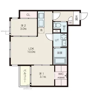 ilusion六番町【3階】の間取り