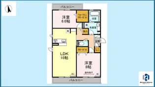 グランツ 川名【3階】の間取り
