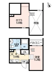 Fiore【1階】の間取り