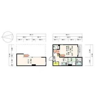 ディオステージ新栄【2階】の間取り