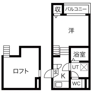 Belle Demeure【205号室】の間取り