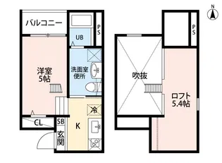 Casea【1階】の間取り