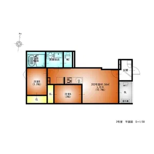 REGALEST伝馬町南【3階】の間取り