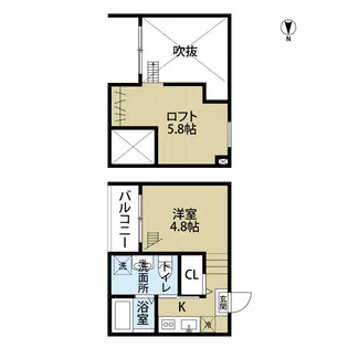 cordial上小田井【1階】の間取り