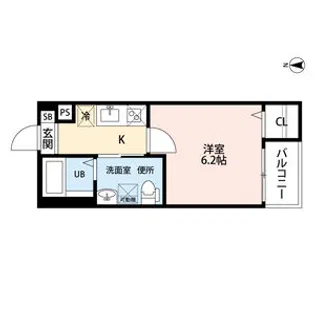 ペトリコール砂田【302号室】の間取り