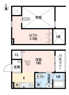 僚蘭舎【1階】の間取り