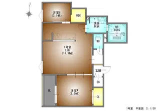 REGALESTセレニティ堀田【2階】の間取り