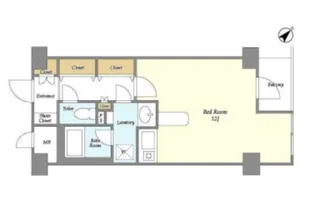 シティテラス田町【6階】の間取り