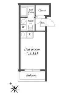 ルクレ三田【3階】の間取り