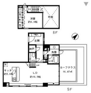 KDXレジデンス南青山【5階】の間取り