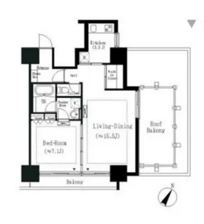 エルスタンザ白金【3階】の間取り