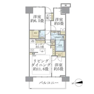 Brillia City 西早稲田【12階】の間取り