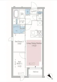 アーバネックス文京小石川【4階】の間取り