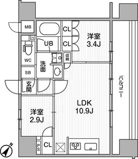 nido SUGAMO【12階】の間取り