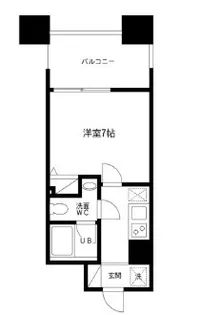 レジディア島津山【9階】の間取り