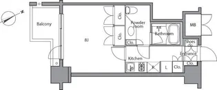 麻布台レジデンス【10階】の間取り