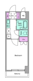 レジディア門前仲町【6階】の間取り