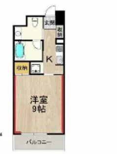 グランツ西大橋【8階】の間取り