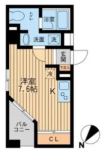 ユニフォート目黒中町【4階】の間取り